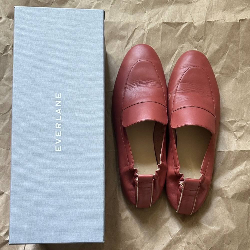 Everlane Rose Leather Loafers